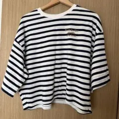 Samansa Mos2 ボーダー Tシャツのサムネイル