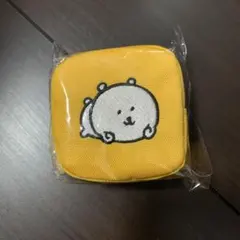 ナガノキャラクターズ カラビナ付き 刺繍スクエアミニポーチ