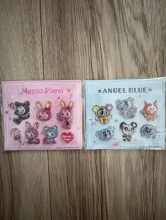 セブンイレブン　ナルミヤ　メゾピアノ　エンジェルブルー　シール