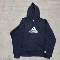 【最終値下げ】アディダス adidas ネイビー パーカー Lサイズ