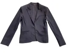 【美品】23区　ノーカラージャケット　ネイビー　38 M