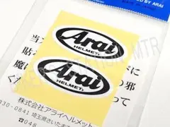 送料込！　Arai　アライ　純正　シールド用 ステッカー　2枚入り×1セット