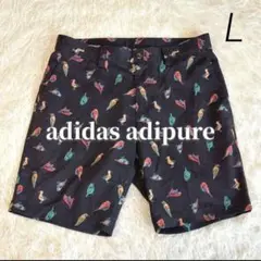 adidas adipure テーラーメイド【ハーフパンツ】鳥柄 ゴルフウェア