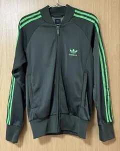 adidas グリーン ジャージ