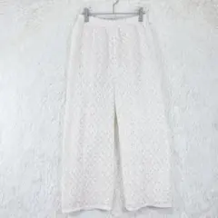 【サマンサモスモスブルー】カジュアルパンツ 花柄レース F クリーム コットン混のサムネイル