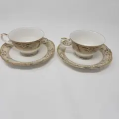 NARUMI ナルミ ティーカップ・ソーサー 2個セット