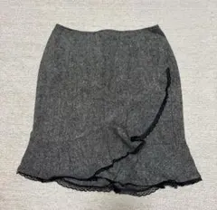 GLACIER フレアスカート S グレー