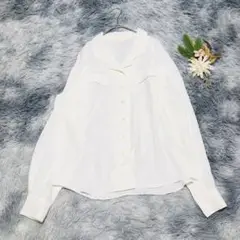 feel now フィールナウ (M) 長袖シャツ 白 レディース カジュアル