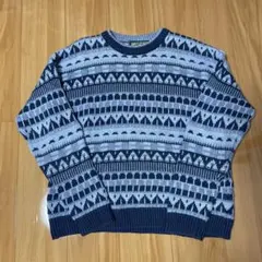 90s American Eagle フェアアイル柄セーター
