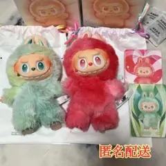 正規品！ラブブ Big into Energy LABUBU 赤 緑