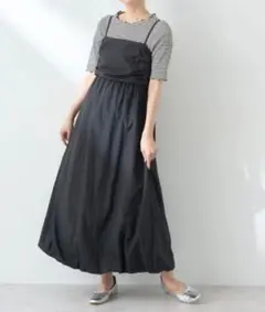 earth music＆ecology テックバルーンキャミワンピース