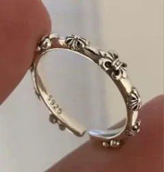 シルバー925 フラワーモチーフリング