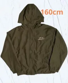 LINDAUER フード付きジャケット カーキ　160cm