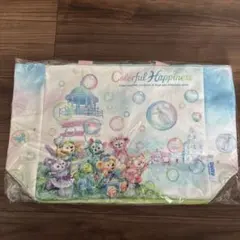 ダッフィー＆フレンズ 20周年 カラフルハピネス トートバッグ