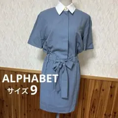 alphabet ひざ丈ワンピース　未使用　美品　M