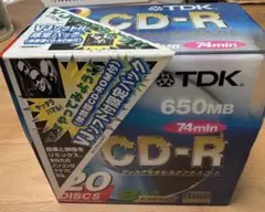 【日本製 激レア】未開封 TDK CD-R 青タフ 20枚 VJソフト限定パック