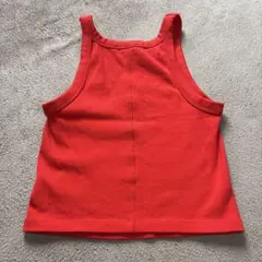 ZARA タンクトップ　赤　L
