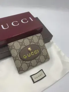 【希少】GUCCI ネオヴィンテージ　折り財布　GGスプリーム　レア