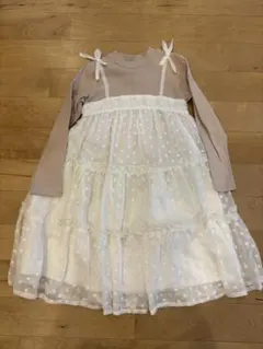 petit main ドッキングワンピース 120