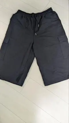 黒 ハーフパンツ サイドポケット付き