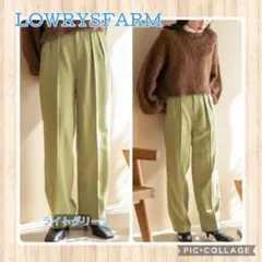 ローリーズファーム スタイルＵＰハイウエストワイドパンツ タックワイドパンツ
