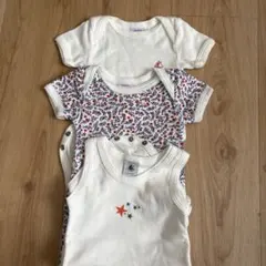 PETIT BATEAU 3枚セット 肌着 6m