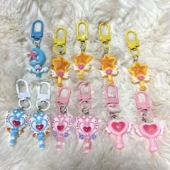 魔法のステッキチャーム　マジカルステッキ　キーホルダー　１１個