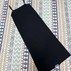 SHENERY　ロングキャミワンピース ブラック 無地 シンプル マキシ丈