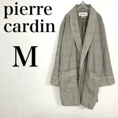 Pierre Cardin レディース L ベージュ チェック ロングシャツのサムネイル
