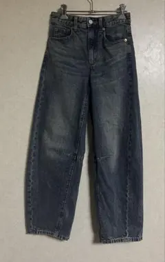GU バレルレッグジーンズ XS 丈標準