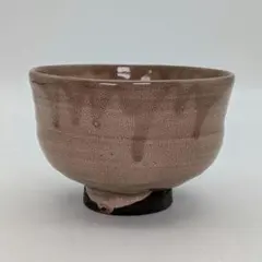 よく使い込まれた萩茶盌 萩焼 抹茶碗 抹茶茶碗 茶道具 茶器 食器 大和松緑？のサムネイル