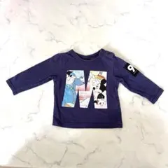 BABYDOLL ミッキー Disney ロンT 長袖　ネイビー 80cm