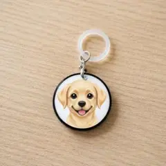 ラブラドール イエロー 傘マーカー ボトル 犬チャーム ハンドメイドのサムネイル