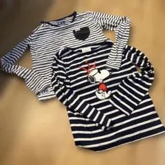 Lee チャオパニック ストライプ柄 長袖カットソー 130cm