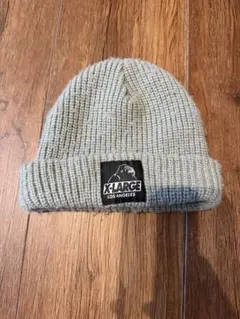 X-LARGE kidsグレー ニット帽 ゴリラロゴ