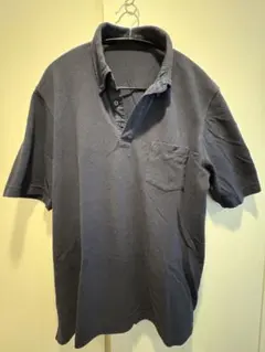 【期間限定値下】COMME CA ISM、ポロシャツ、ネイビー、サイズL