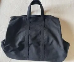 【値下げ！SHIPS購入】ブラック キャンバストートバッグのサムネイル