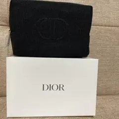 DIOR ノベルティ　ポーチ　黒　ディオール