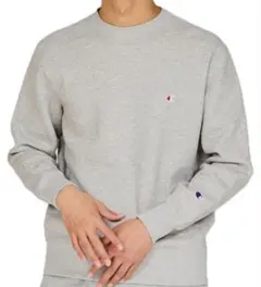 Champion クルーネック スウェット C3-W005Z グレー XL