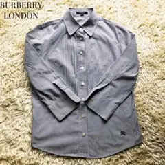 【美品】バーバリーロンドン ストライプシャツ オシャレは作れる サイズ 40