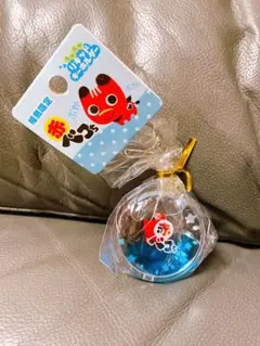 福島限定 赤ベコち ぷかぷかリキッドキーホルダー　お土産