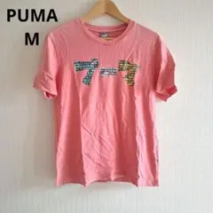 PUMA　メンズ M　Tシャツ　ピンク　プーマ