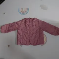 UNIQLO キルティングピンクアウター 80cm