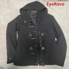 値下げ！　EyeRevo　フード付きダッフルコート　黒　Mサイズ