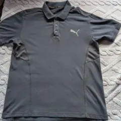 PUMA ブラック 速乾ポロシャツ M