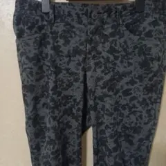 ブラック系　スキニーパンツ　LL