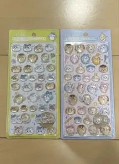 【正規品】ちいかわ ボンボンドロップシール2枚セット みんなニコニコ、ポーズ