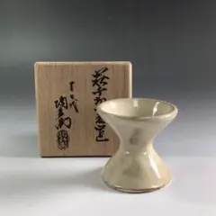 茶道具　千切　蓋置　十二代　田原陶兵衛 萩焼 十二代 田原陶兵衛 千切（ちぎり） 蓋置