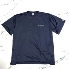 ハンテン Tシャツ 半袖 ロゴ 速乾 スポーツ ネイビー 大きいサイズ 4Lのサムネイル