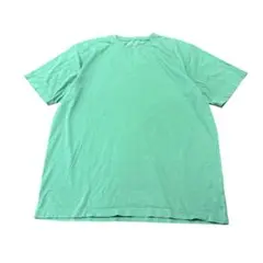 L.L.Bean 無地Tシャツ　グリーン　L 半袖　　古着　8eのサムネイル